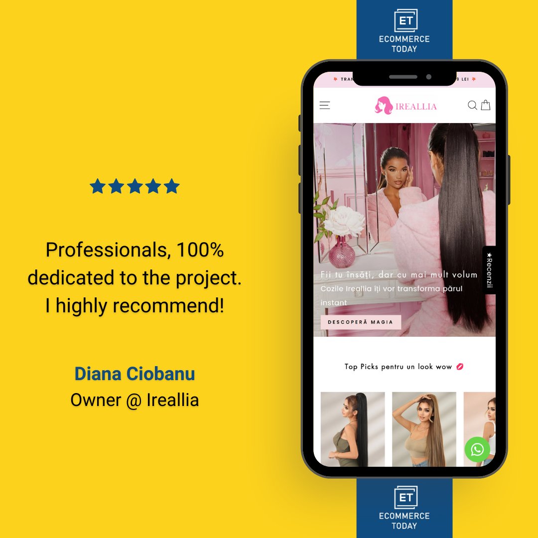 ✨ Website Redesign Launched! We’ve just redesigned and optimized the website for Ireallia, delivering a smoother and more engaging experience for their customers! 🚀

👉 Visit the new site: ireallia.com

#WebsiteRedesign #Optimization #Ireallia #eCommerceToday