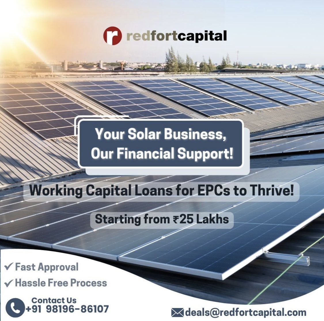 redfortcapital's tweet photo. Easy Financing for your Solar Business! ☀️ 
#SolarLoans #GreenEnergy https://t.co/ay18qfXFLw