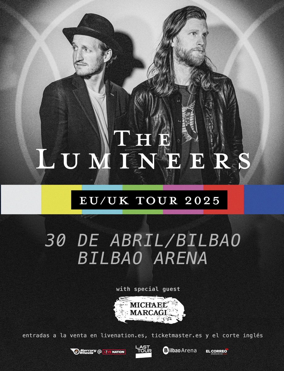 Tras 10 años de su última visita, los americanos <a href="/thelumineers/">The Lumineers</a> volverán a #Bilbao dentro de su gira mundial. Será el 30 de abril en el <a href="/BilbaoArena/">Bilbao Arena</a> de #Miribilla. 
<a href="/lasttourint/">Last Tour</a> 
lc.cx/3N2CaN