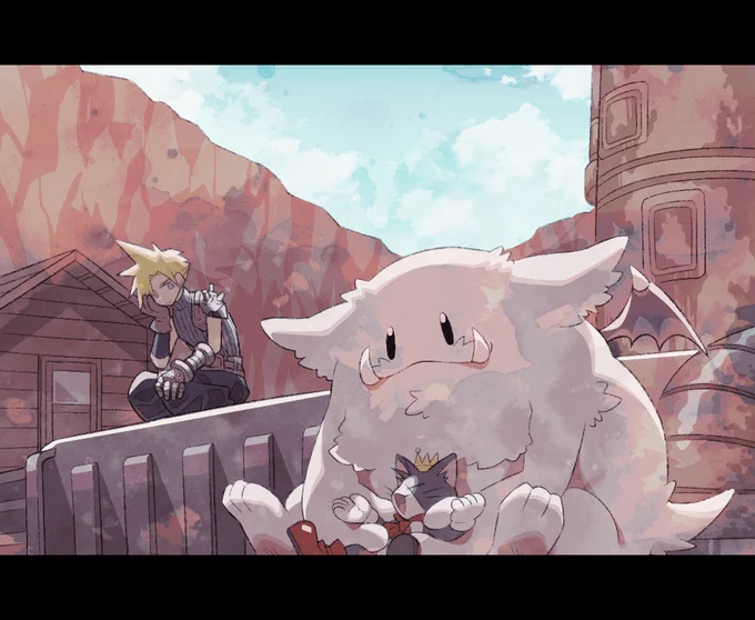 【FF7】ケット・シーとデブモーグリと 