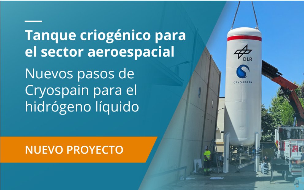 🚀 ¡@Cryospain impulsa la innovación con un tanque criogénico de hidrógeno líquido! 🌍 Un avance clave para la industria aeroespacial, contribuyendo al futuro del hidrógeno como combustible limpio. #Cryospain #HidrógenoLíquido #Aeroespacial #Innovación