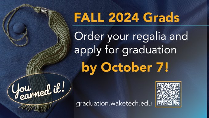 🚨🚨🚨The Fall 2024 graduation deadline is quickly approaching! Order your regalia today! 🎓🎓🎓 #WTGrad24