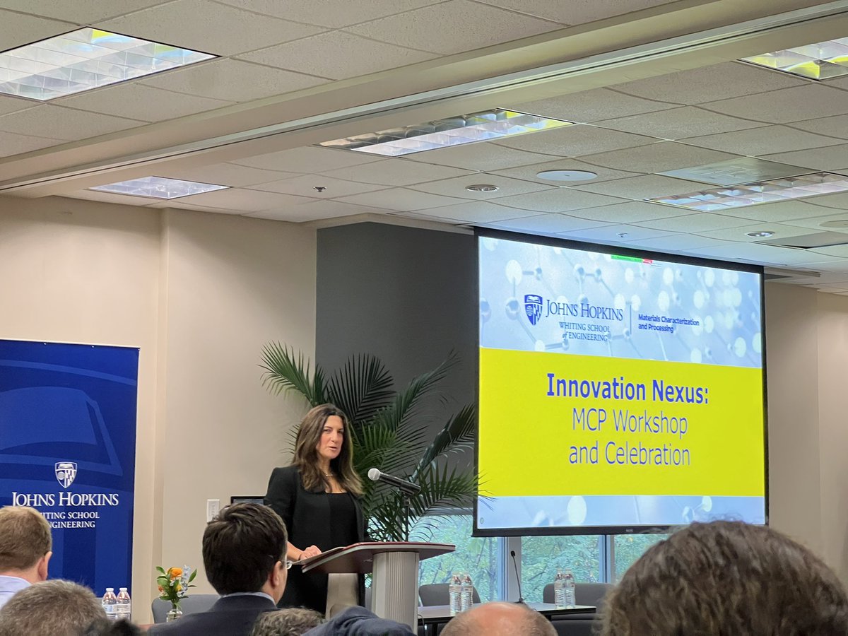 Peter DeCarlo (@profpeted) on Twitter photo It’s official <a href="/MitraLTaheri/">Mitra Taheri</a> kicking off the Grand Opening Celebration of the Materials Characterization and Processing Facility <a href="/HopkinsEngineer/">Johns Hopkins Engineering</a> <a href="/JHUMaterials/">Johns Hopkins MatSci</a> It’s official <a href="/MitraLTaheri/">Mitra Taheri</a> kicking off the Grand Opening Celebration of the Materials Characterization and Processing Facility <a href="/HopkinsEngineer/">Johns Hopkins Engineering</a> <a href="/JHUMaterials/">Johns Hopkins MatSci</a>