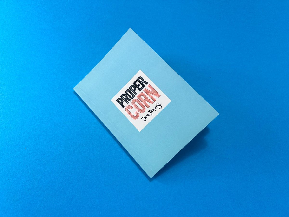 ExWhyZedPrint's tweet image. Brand Guidelines Printing 🍿

Bold colours and clean layouts, ensured that every detail of Propercorn’s ethos shines through. This A6 booklet was printed in CMYK, and perfect bound for durability.

#creativeprinting #branding #marketing #bookprinting