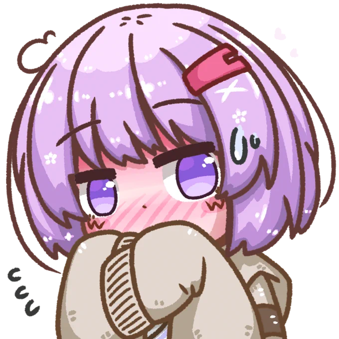 この雫ちゃんもリアクションとしてシューできるカスタム絵文字なのだ 