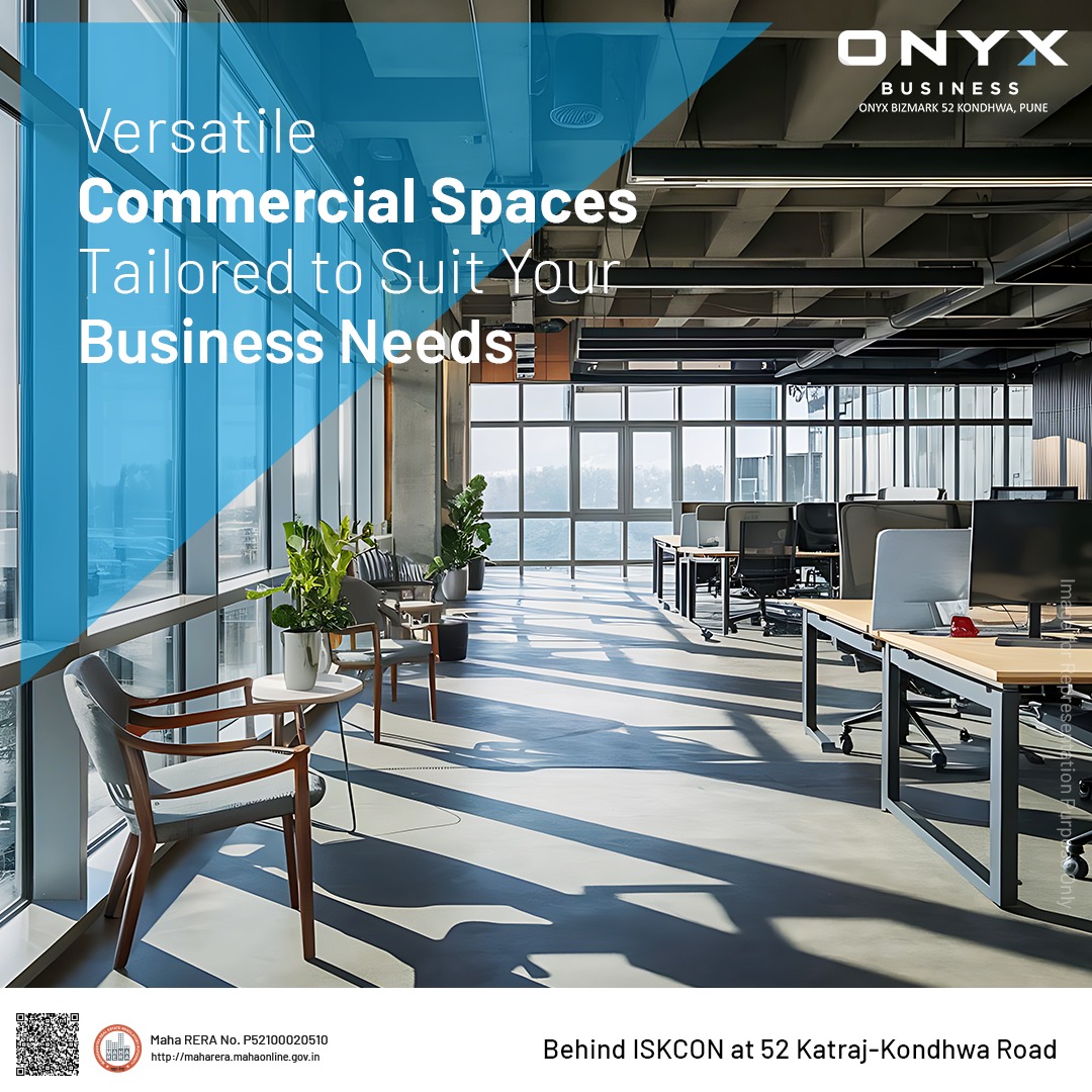OnyxRealtyPune's tweet image. Looking for a commercial space that adapts to your unique business needs? At Onyx Business, we offer versatile office and shop spaces designed to fit any industry.  Explore Onyx Business today and find the perfect space for your success!
#OnyxBusiness #VersatileSpaces #Business