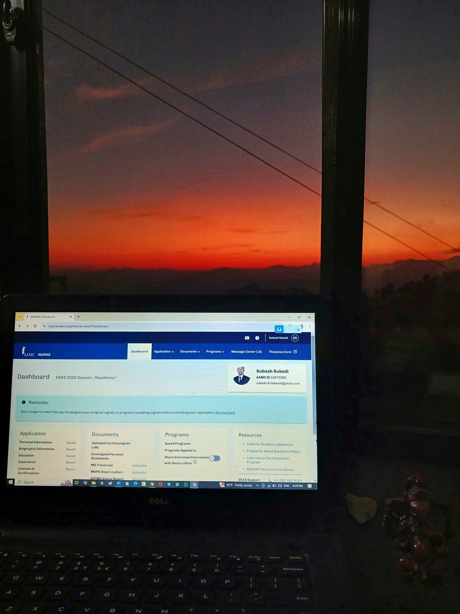 docSubaash's tweet image. As I gaze at the horizon from an on-call room of Rupakot Primary Hospital, I find solace in the thought that with each sunset, my long-awaited dream quietly unfolds, gently reminding me that every little effort has been worthwhile. 
Best wishes to everyone 💙
#Match2025 #IMmatch