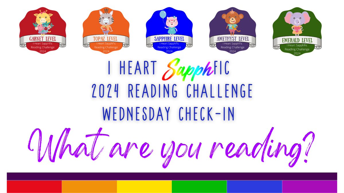 It's time for our Wednesday Check-in! Tell us what book you are reading in this post and be entered into the September drawing for a $25 Amazon gift card!

#IHeartSapphFic #IHSReadingChallenge