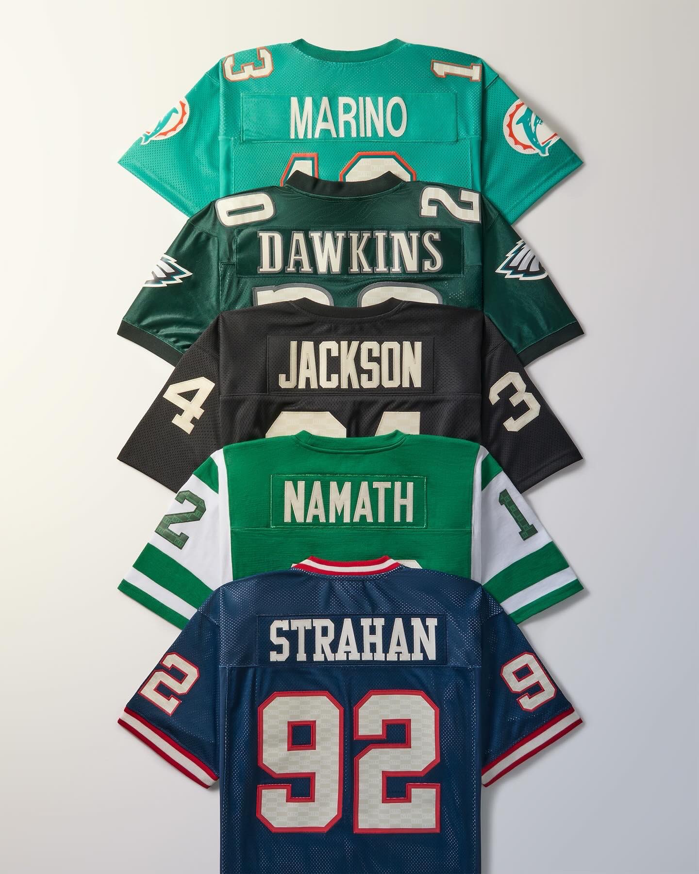 KITH Michael Strahan Jersey ネイビー XS KITH X MITCHELL & NESS FOR THE NFL: MICHAEL STRAHAN JERSEY