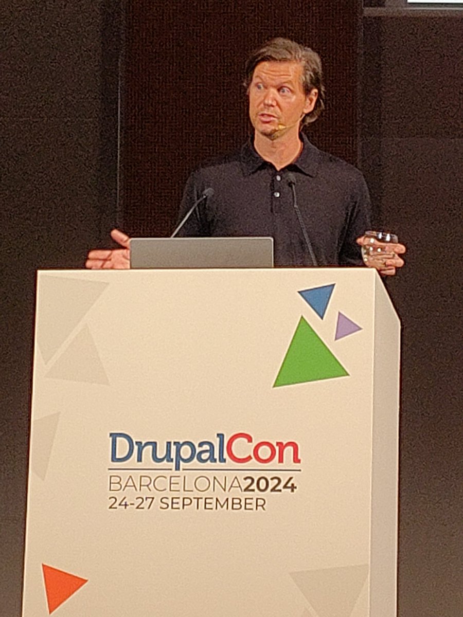 Great keynote with Theodor Gislason, speaking about security at #DrupalCon. Thankfully the #Drupal community has a solid focus on security, but let's not rest with that thought!