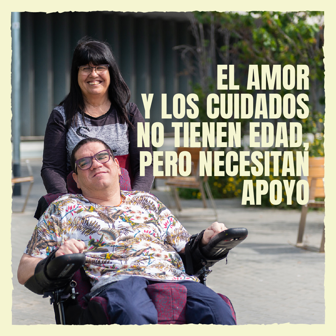 Muchas familias cuidan de sus seres queridos con parálisis cerebral durante toda la vida, incluso en la vejez. Y normalmente, son las mujeres quienes asumen esta labor.

Hacen falta más apoyos para que ellas también puedan desarrollar su proyecto de vida.

#EnvejecerDecidirVivir