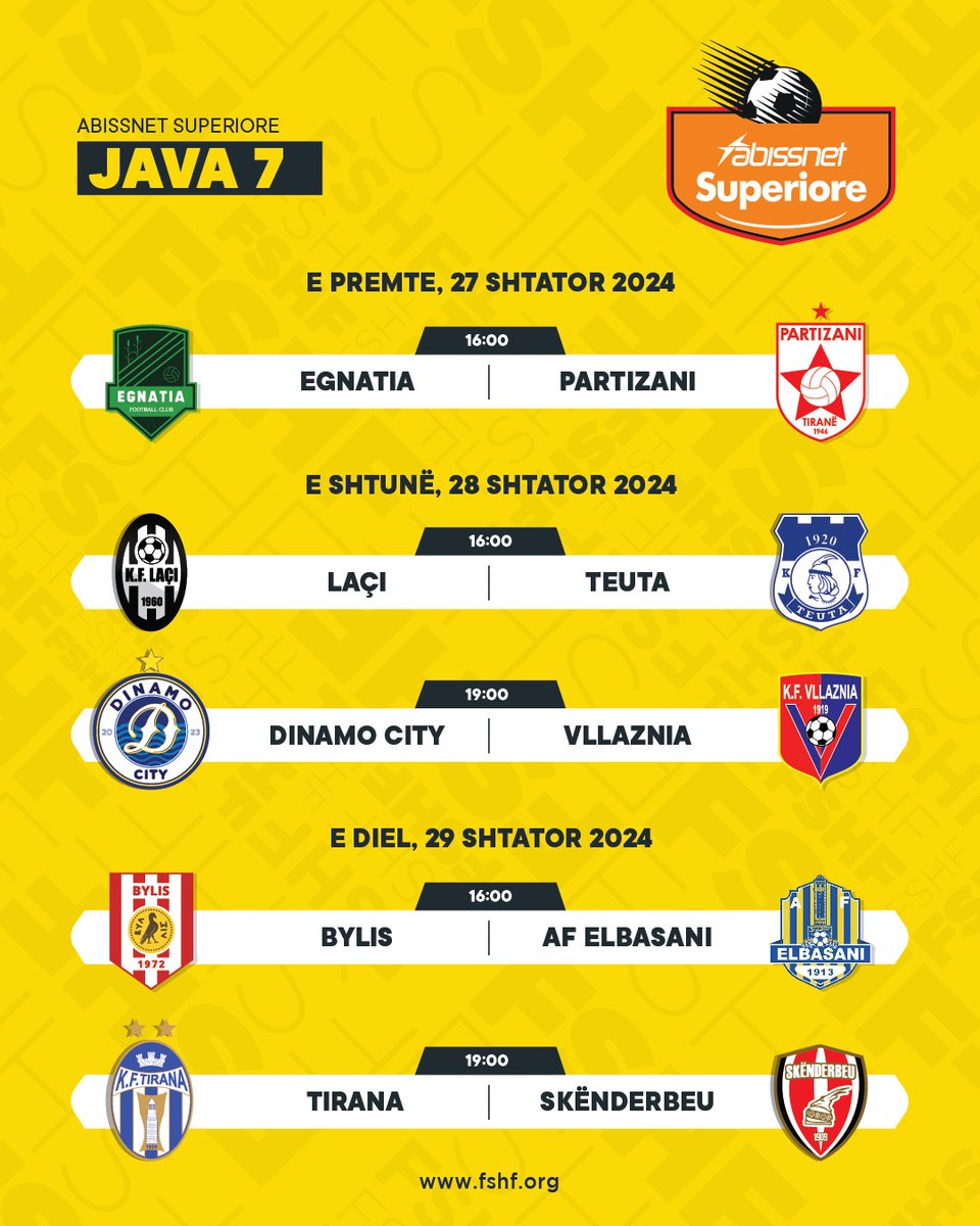 FSHForg's tweet image. ⚽ Abissnet Superiore 
🗓 Java 7️⃣

#abissnetsuperiore | #java7 #futboll #fshf