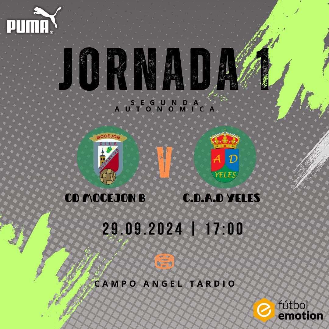 adyeles's tweet photo. Empezamos la liga con visita al Campo Ángel Tardío, para enfrentarnos contra nuestro primer rival el CD MOCEJON B 

#vamosyeles https://t.co/uXfbGwx3oS