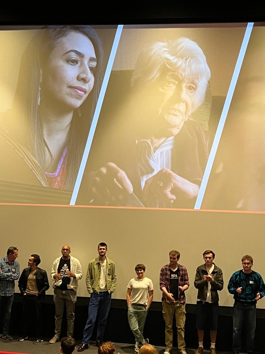 On stage at Home cinema after my film was screened...