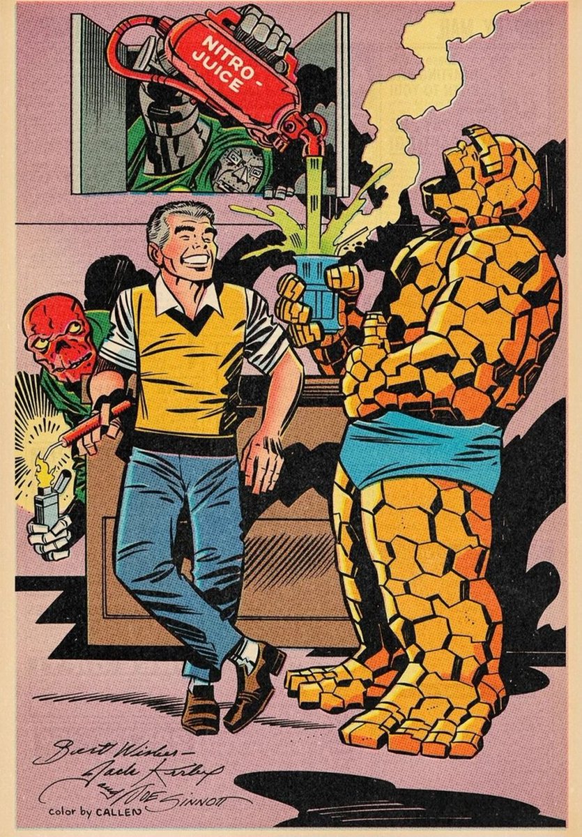 UniversComics's tweet photo. #KerryCallen donne des couleurs à une vieille illustration de et avec #JackKirby
#thething #fantasticfour #marvel #MarvelComics #comics https://t.co/m1QCoHfn4z