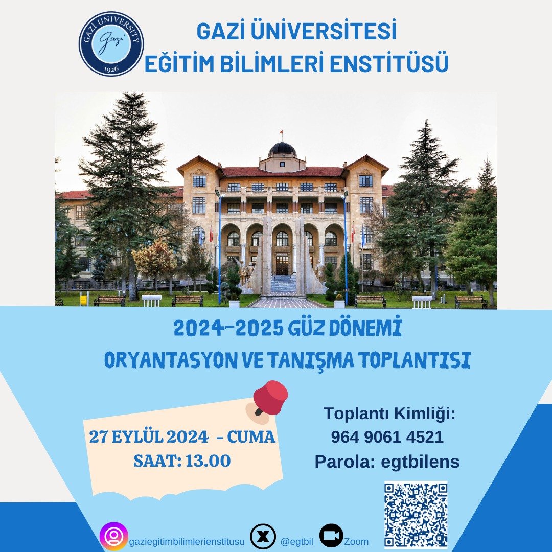 Eğitim Bilimleri Enstitüsü (@egtbil) on Twitter photo 