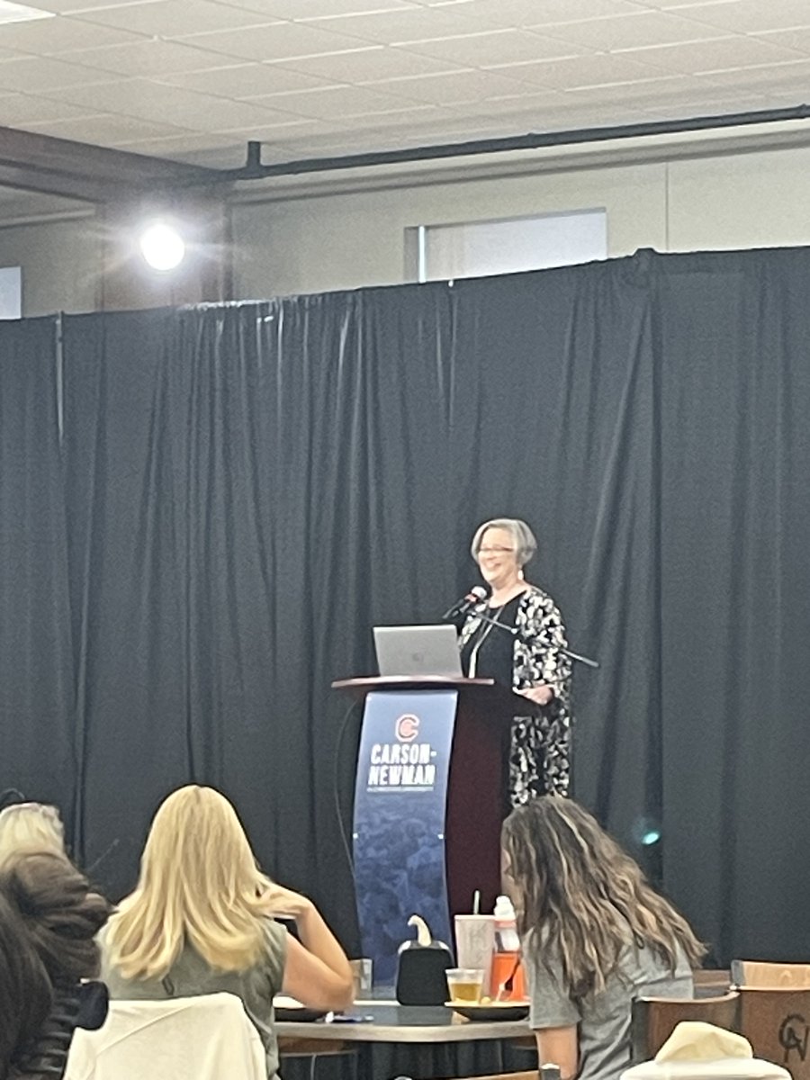 East TN Literacy Conference hosted by the Carson-Newman Education Department was immensely successful with more than 150 educators in attendance. Missy Testerman, 2024 National Teacher of the Year, reminded us that kids today need our help in unlocking the gift of literacy.