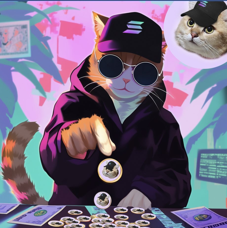 Team of <a href="/catsolhat/">CatSolHat $SOLCAT</a> x <a href="/SofaCatSPL/">SofaCat $SOFAC</a> provided exclusive stuff for my community ⚡️ 

15.000 $SOLCAT (200$)

- Follow <a href="/Solana_Pure/">Pure</a> x <a href="/catsolhat/">CatSolHat $SOLCAT</a> x <a href="/SofaCatSPL/">SofaCat $SOFAC</a> 
- Like x RT    
- Comment or tag frens    

1 winner. LFG on 36h