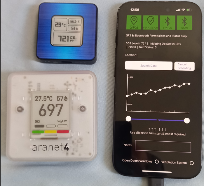 aurelwuensch's tweet photo. The goal of the project is to create a dataset of the CO2 concentration inside of non-residential buildings, especially those with public access (stores, restaurants, health care facilities etc.) using mobile sensors and an Android/iPhone App. https://t.co/5re4sOxLuZ