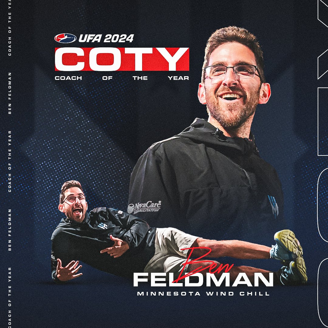 watchUFAtv's tweet photo. Back-to-back division titles and the 2024 league championship trophy secure the "Coach Of The Year" award for...

Ben Feldman, Minnesota Wind Chill ❄️ https://t.co/NEquTMZcMJ