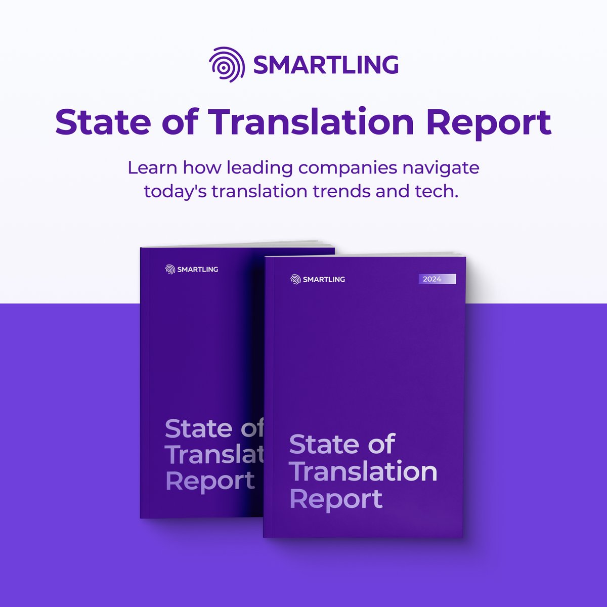 The wait is over❗

Download your copy of the State of Translation Report to find out:

📈 Why translation volumes are booming, even when markets aren’t

🔄 Data on the new go-to translation mix

💪 How companies are doing more with less

Get your copy👇

bit.ly/3N3uqiE