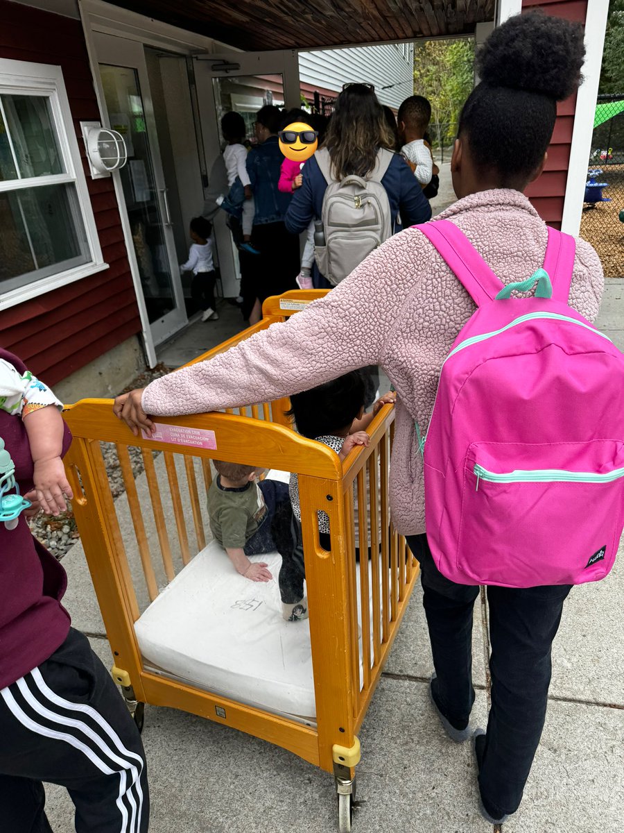 Facilitating P&amp;P in Old Colony &amp; had the best reminder about why I love this org. Alarm randomly goes off, &amp; the day care/preschool has to evacuate 200+ infants &amp; toddlers. Y staff in our session jumped in to carry &amp; corral kiddos without a single complaint. <a href="/livingourcause/">Y Staff & Volunteers</a>