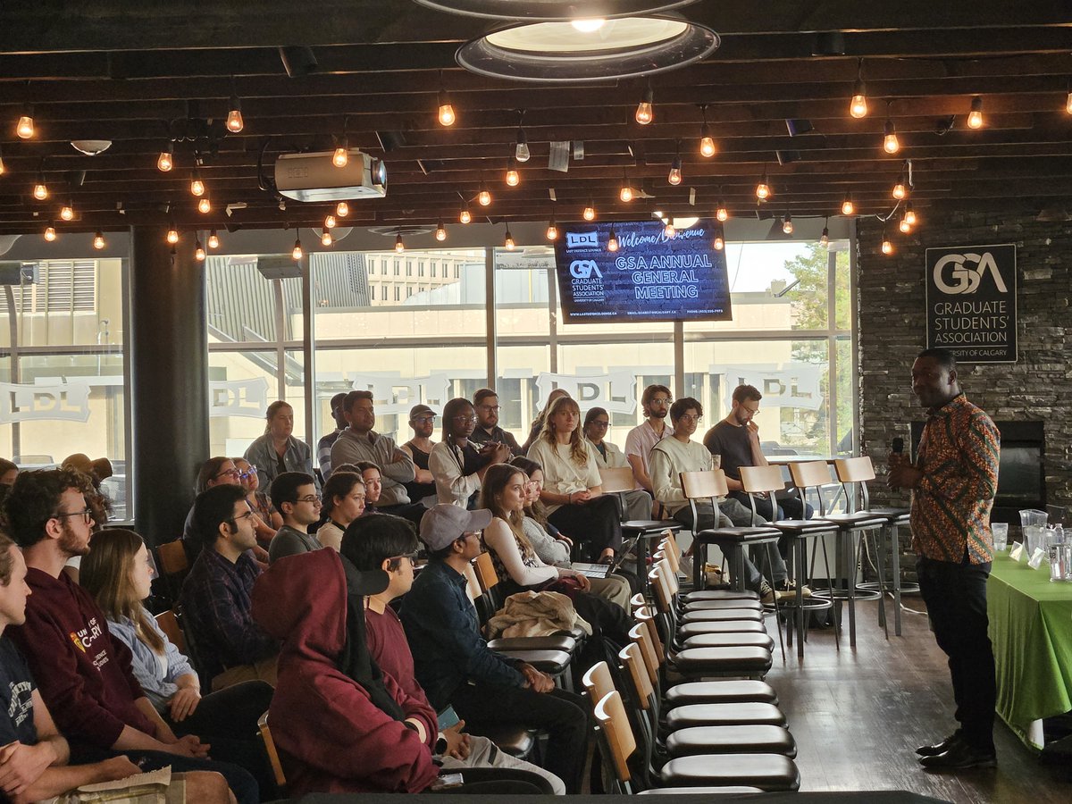 Great turnout at the 2024 GSA AGM yesterday! We'd love to see even more graduate students get involved. Visit our website to learn more. ow.ly/BAE050TvwfE