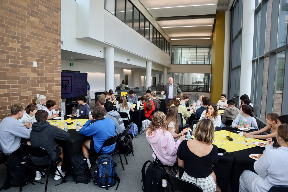 UA_Schools's tweet image. Our students are thinking big and bold at #TheBigTable event today at UAHS, in collaboration with @UAEducationFdn. Students shared their experiences and hopes for the future of our schools — providing valuable feedback for our next strategic plan.

#ServeLeadSucceed