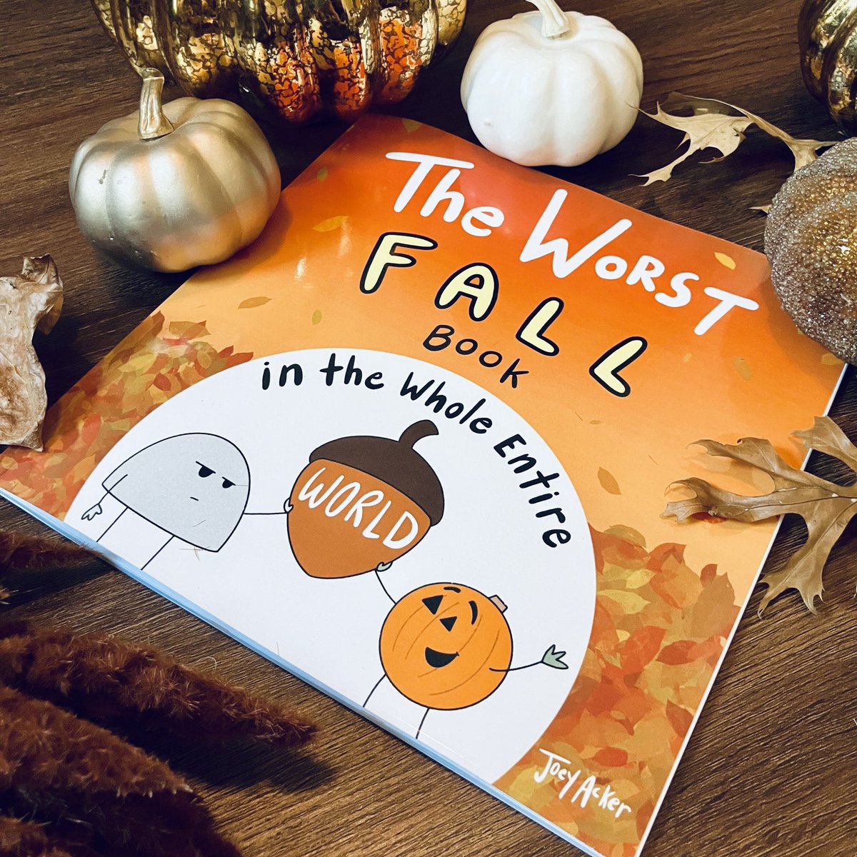 ackersbooks's tweet image. Happy Fall y’all! My wife didn’t know I scrounged up the fall decorations from around the house for the pic. Thankfully I remembered where I got everything from! 😆🍁 

Now available! Already an Amazon best-seller and classroom favorite!

#Fall2024 #fallvibes