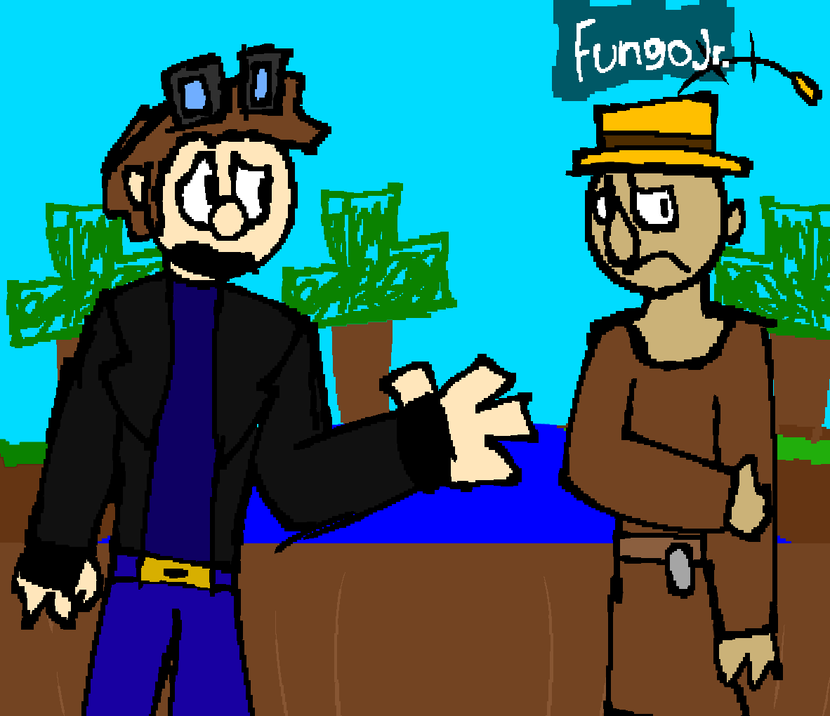 Thr0waw4yx3's tweet photo. Fungo Jr. is still very upset about the loss of Fungo Jr. Jr. @dantdm #tdmart https://t.co/5DFxepQ5M7