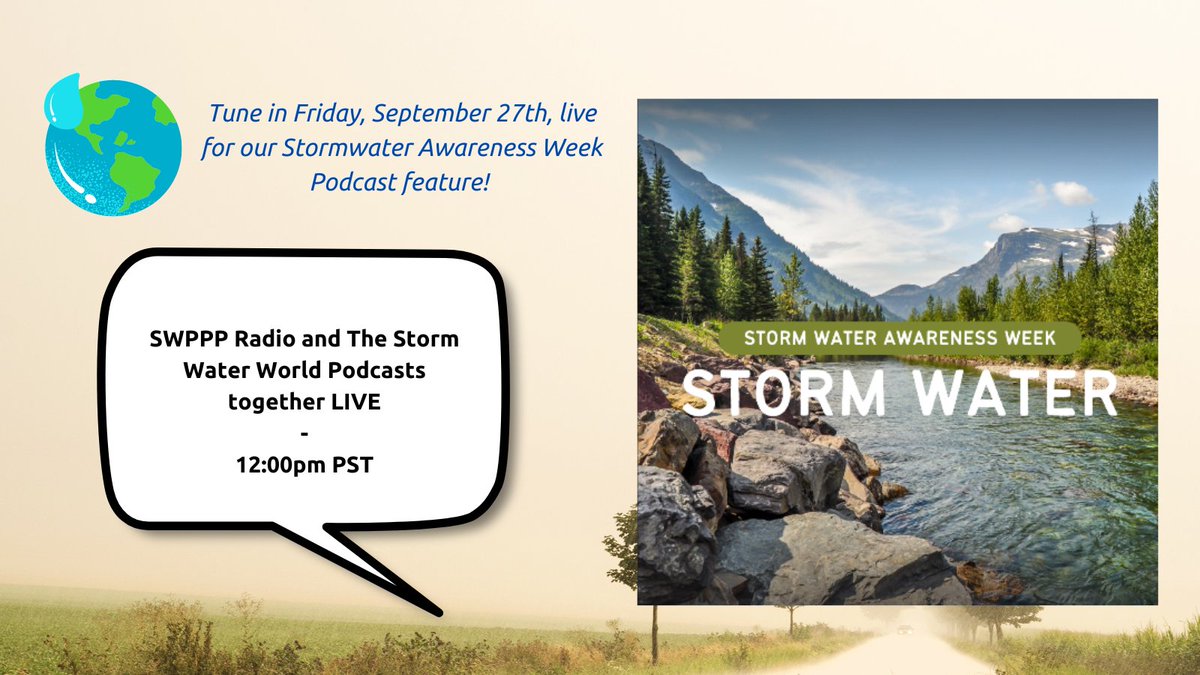 cloudcompli's tweet photo. 📣Join us this Friday for an expert podcast discussion on the role of technology in stormwater management! 

CloudCompli will dive into how tech simplifies documenting inspections and why it’s time to move from paper to digital. 📷📷 #StormwaterTech #CloudCompli 

Link in Bio! https://t.co/DdPXzOXC5g