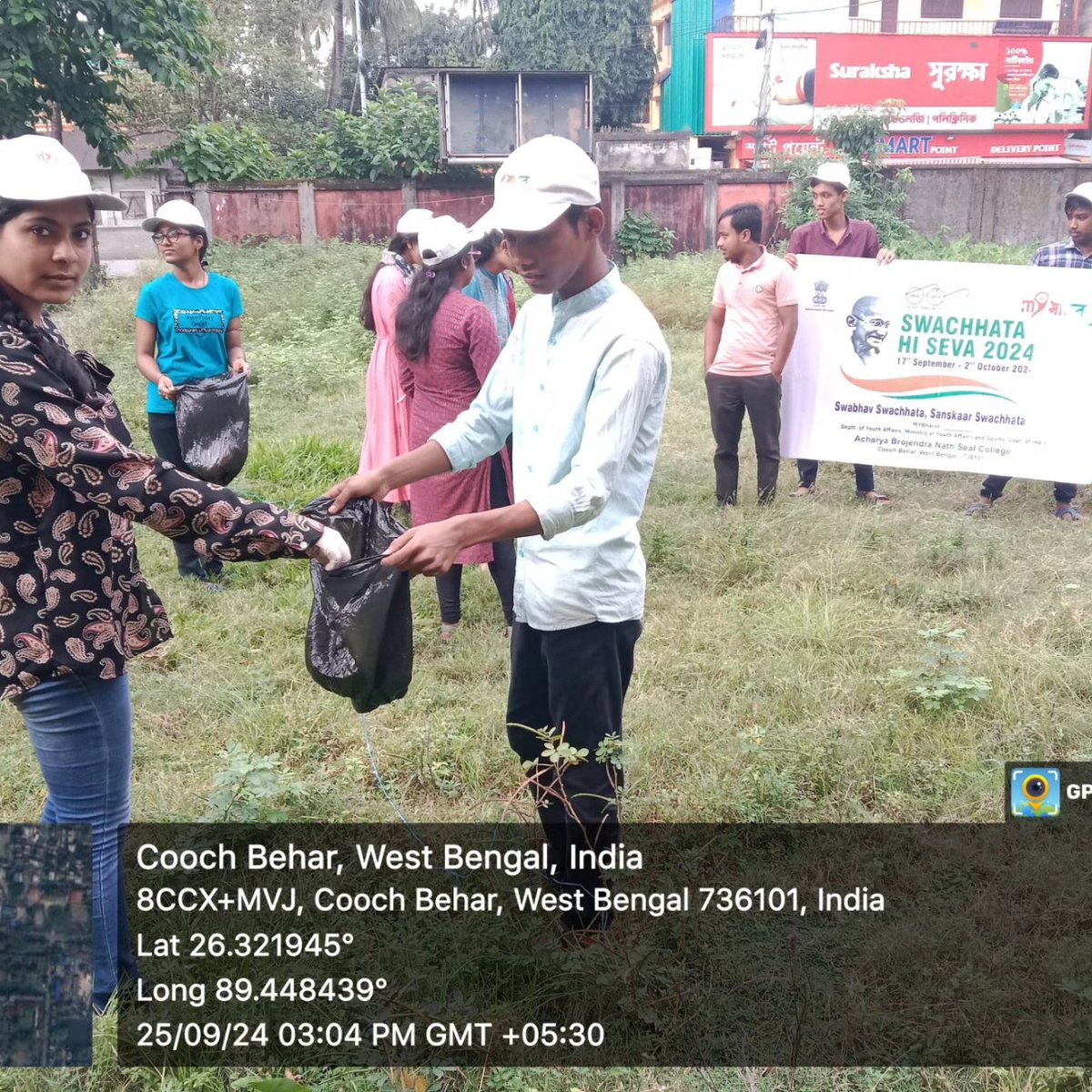 NSS_UNIT_ABNSC's tweet image. NSS  Volunteers from A.B.N Seal College, Cooch Behar, took part in a plastic Swachhata Abhiyan, promoting environmental Cleanliness and sustainability.
#nssforchange #swachatahiseva #cleaninsia #nssindia