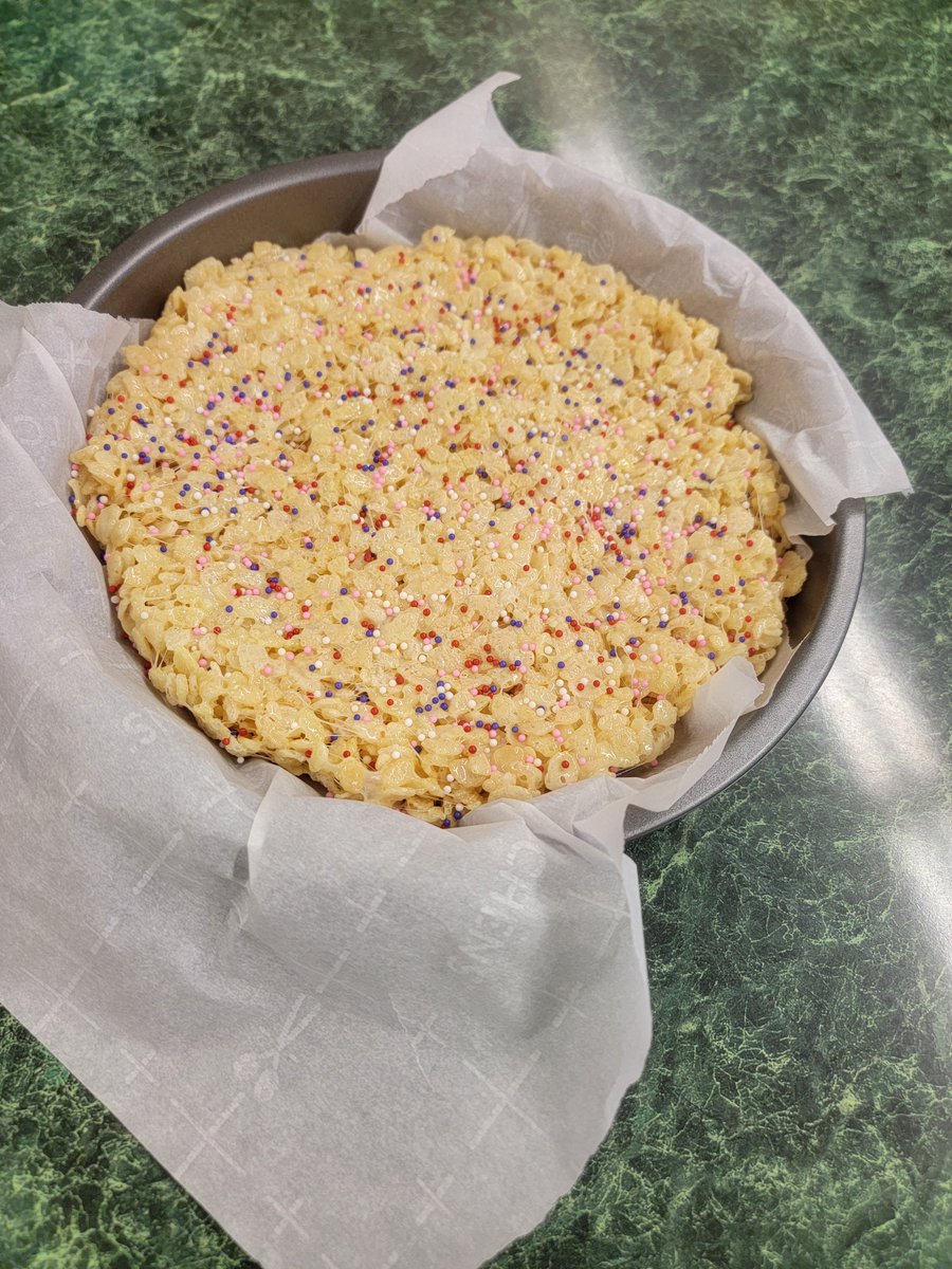 Mrs. Wende’s class enjoyed making Rice Crispy treats in the Life Skills Room today! They got to help melt the butter and count out cups of marshmallows and crispy rice cereal!