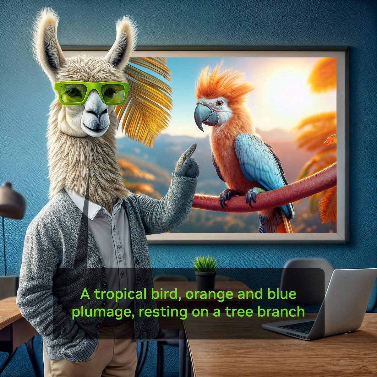 NVIDIAAIDev's tweet image. 🙌 In collaboration with @AIatMeta, we are optimizing the🦙Llama 3.2 collection of open models with NVIDIA NIM microservices to accelerate flexible #AI experiences -- delivering high throughput and low latency across millions of GPUs worldwide -- from workstation computing, to