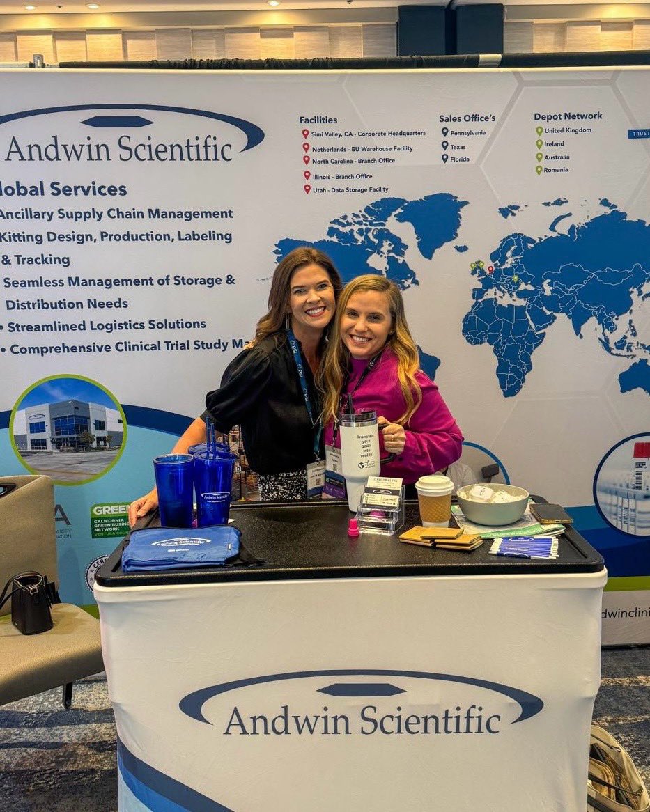 Day 2 at #OCTSoCal Outsourcing in Clinical Trials Event Series. Traci Crawford-Moilanen, Andwin Scientific pictured with Maria Mateos, Vistatec Life Sciences. 

#Vistatec #LifeSciences