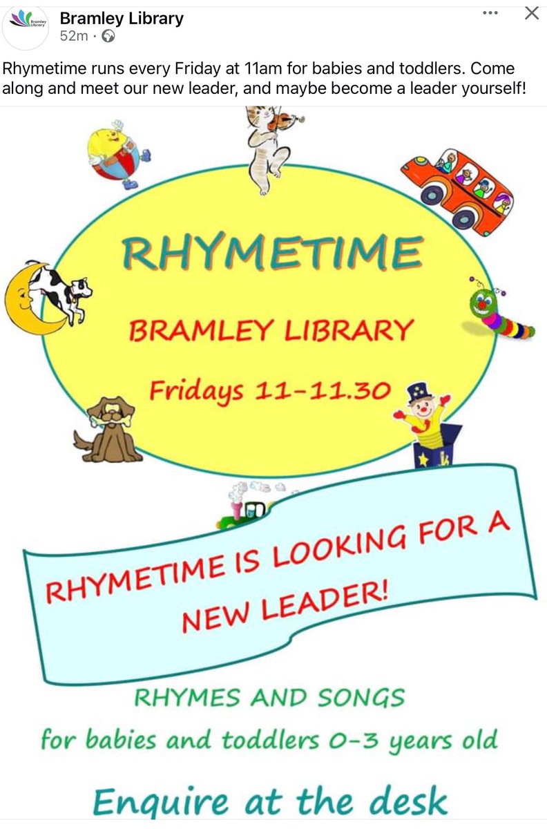 BramleyLibrary's tweet photo. https://t.co/m4yu4R4U2o