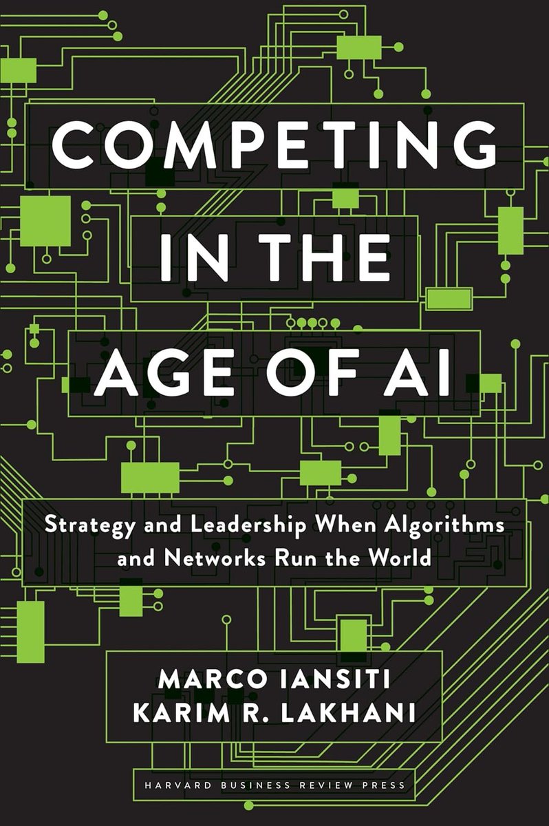 KirkDBorne's tweet image. &quot;Competing in the Age of #AI: Strategy and Leadership When Algorithms and Networks Run the World&quot; ➡️ amzn.to/3rehbPY ⬅️
—————
#DataScience #MachineLearning #ML #AIStrategy #DataStrategy #DigitalTransformation #FutureOfWork