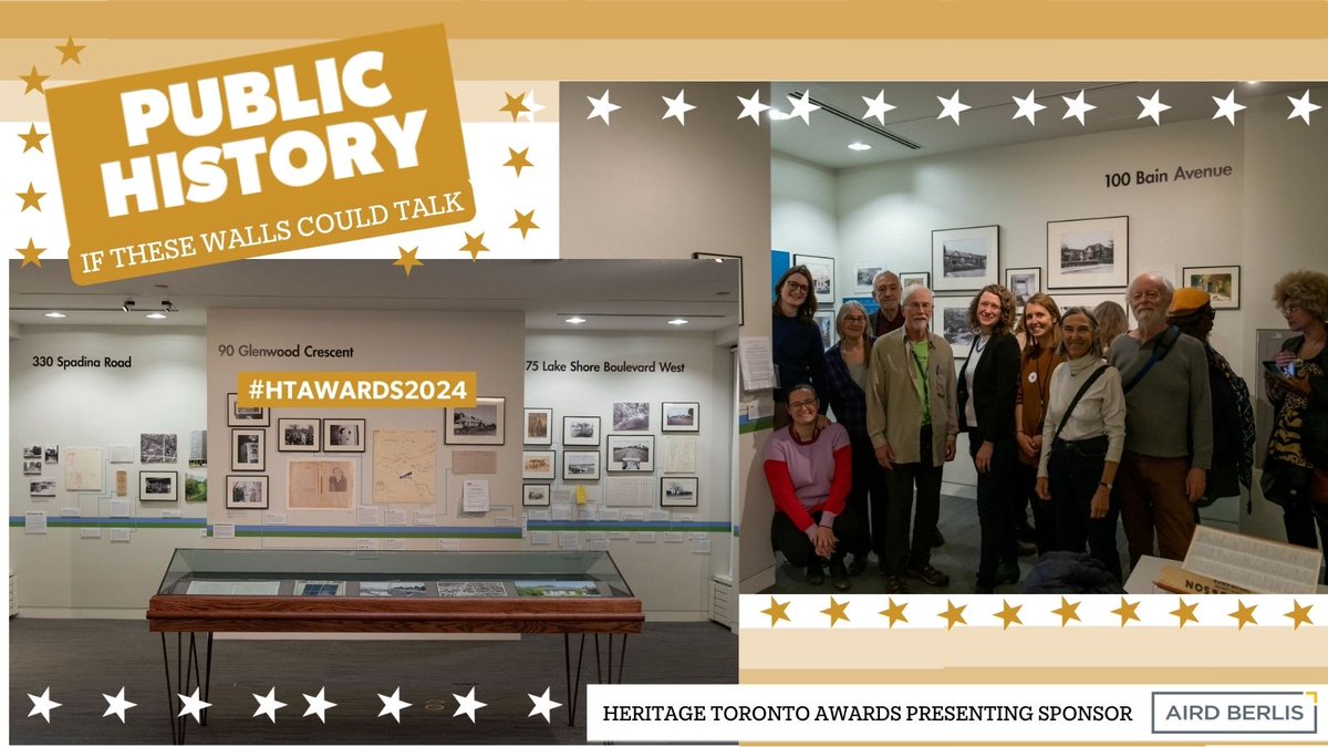 heritagetoronto's tweet photo. Congratulations to If These Walls Could Talk, nominee for the #HTAwards2024 Public History Award!

Curators: Neil Brochu and Sarah Carson
Project Publisher: City of Toronto Archives @TorontoArchives

For more on Public History Award nominees, visit: https://t.co/7PtHvznqoF https://t.co/2QBeSd7Ukv