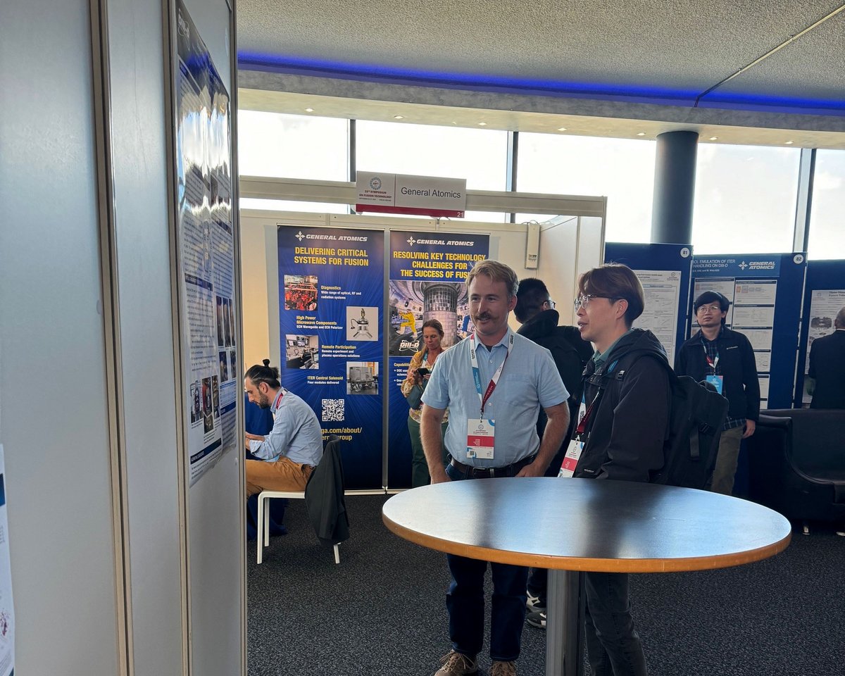 d3dfusion's tweet photo. DIII-D is excited to connect with others in the fusion community at the 33rd Symposium on Fusion Technology. We look forward to discussing our latest developments in fusion technology &amp; how DIII-D functions as a test platform for fusion technologies. @SOFT24_DCU #SOFT2024 #fusion https://t.co/lkpm7dmtDk