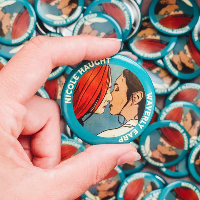(1/2) 🚨 I'll be selling these 2.25" buttons that I forgot about at Earptopia with 100% of $$ going to charity. Asking for a min. $5 donation per button.

See (2/2) for charity info + complete overshare that I'll never be doing again🙃

#WynonnaEarp #WayHaughtWednesday #Vengeance