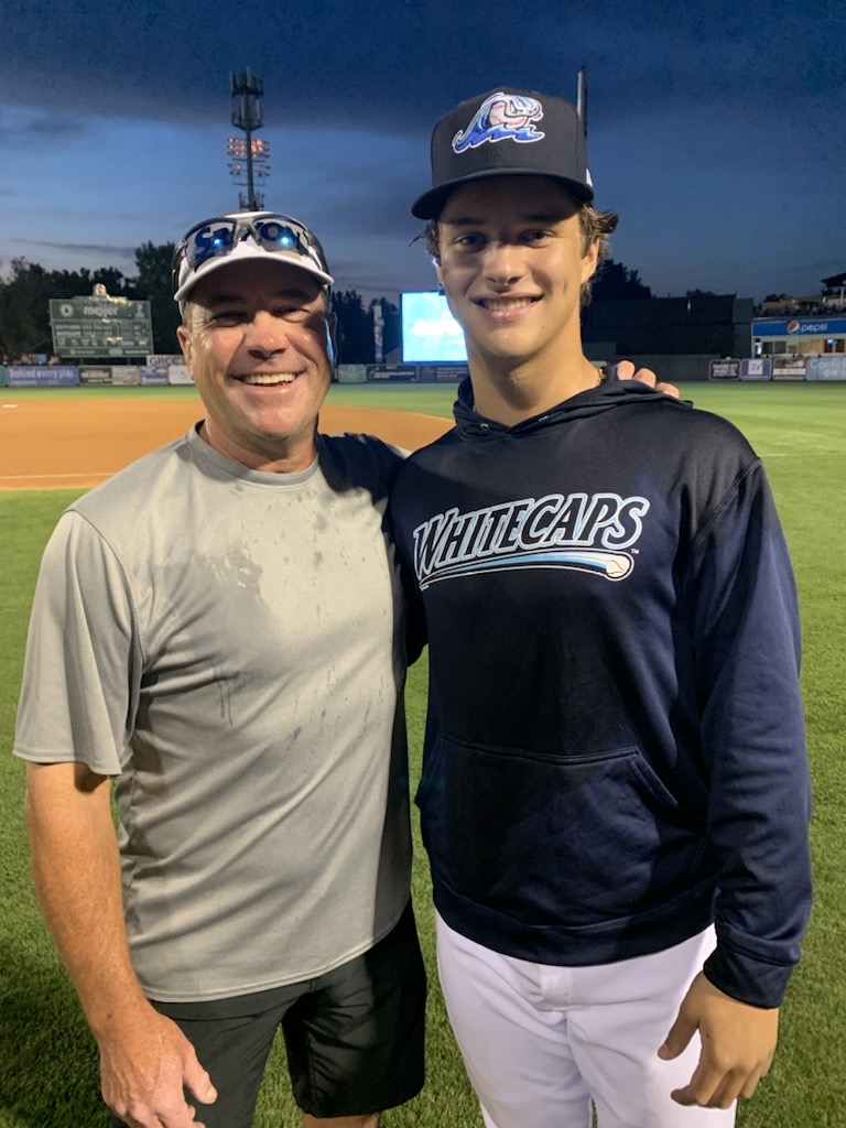 A huge moment for the Jobe family!

<a href="/BrandtJobe/">Brandt Jobe</a>'s son, Jackson, is being called up to the major leagues by the @Tigers.

Jackson is the No. 1 pitching prospect in baseball ranked by <a href="/MLB/">MLB</a>.