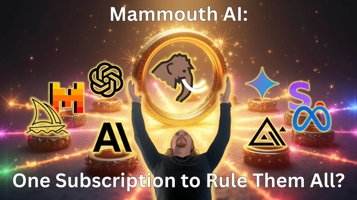 JohnZavyn's tweet photo. Just dropped my first YouTube video about @mammouth_ai! It’s a new platform that promises some serious AI power for just €10/month. I had fun testing it out, and our dog, Stormy, even got involved! Check it out here: https://t.co/KxOzDUIw5R

#AI #ChatGPT @Mistral #YouTube #Blog https://t.co/9M7fRckvFM