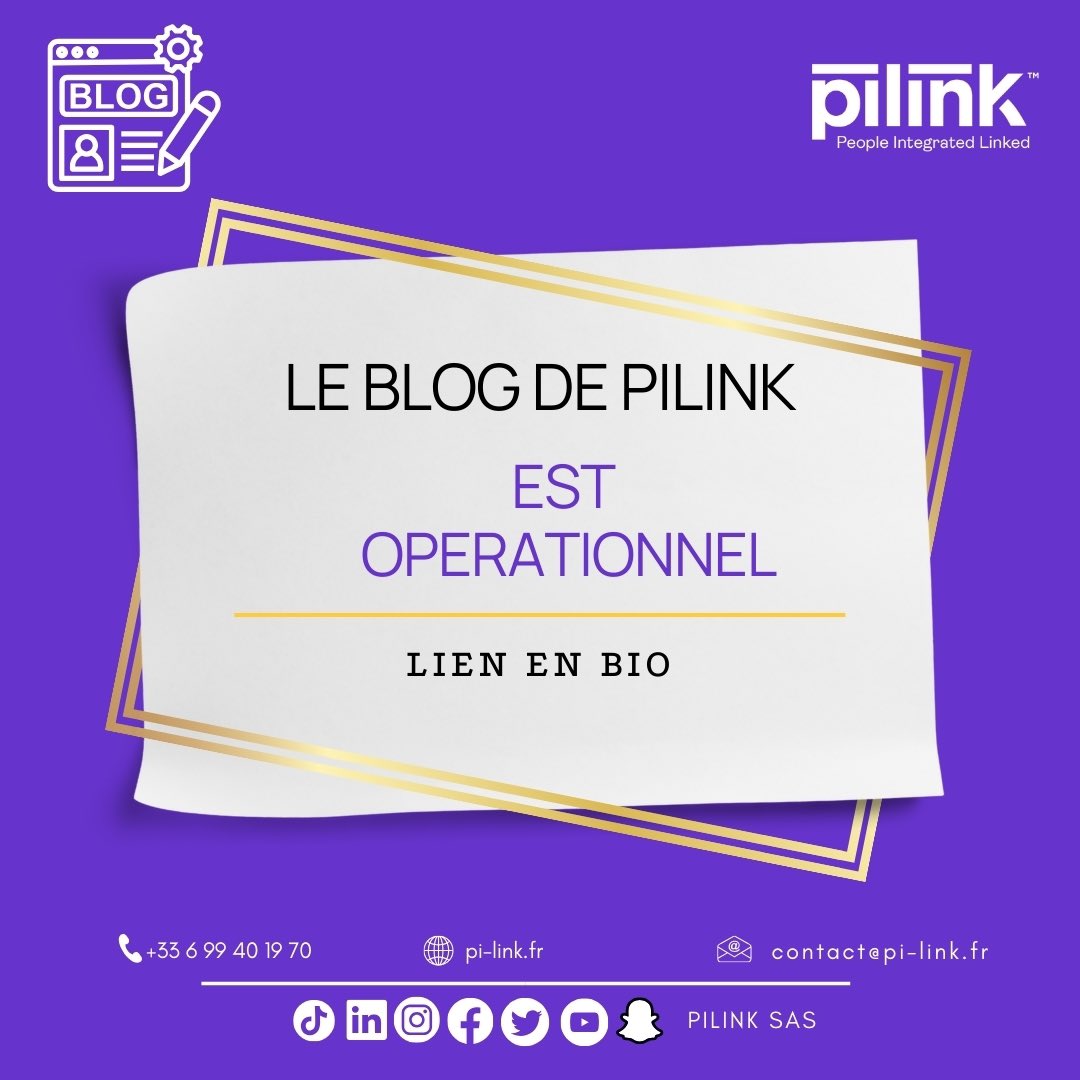 PILINK_SAS's tweet image. 🚀 Notre nouveau blog est en ligne ! 🚀 

✨Découvrez des conseils pratiques, et des bons plans et astuces pour booster votre intégration en France 🇫🇷 📝📚

Rendez-vous sur Blog Pilink 👉  blog.pi-link.fr pour en savoir plus.

#NouveauBlog #PilinkBlog #Études #Bourses…