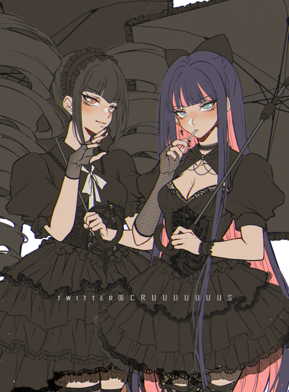 セレスティア・ルーデンベルク ,アナーキー・ストッキング 「Celes and Stocking  」|Criis-chan 🌸のイラスト