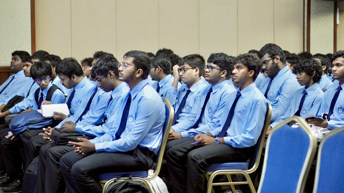 stateshippingmv's tweet photo. World Maritime Day 2024 awareness session was held for Villa International High School (VIHS) today. Students were briefed on industry dynamics, career pathways and opportunities available in the maritime industry. This year's theme is "Navigating the future: safety first!" https://t.co/xZUFGtJvdZ
