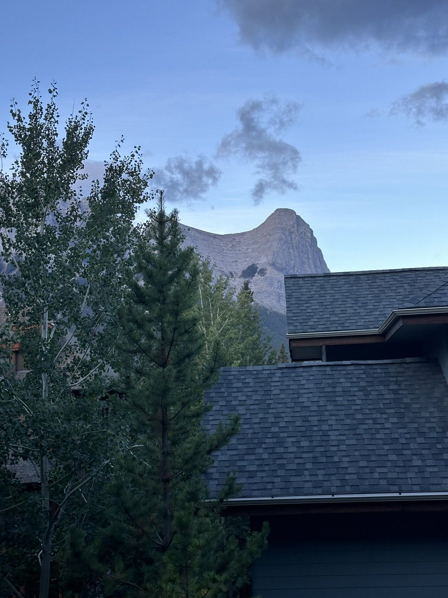 My work view today. #banff