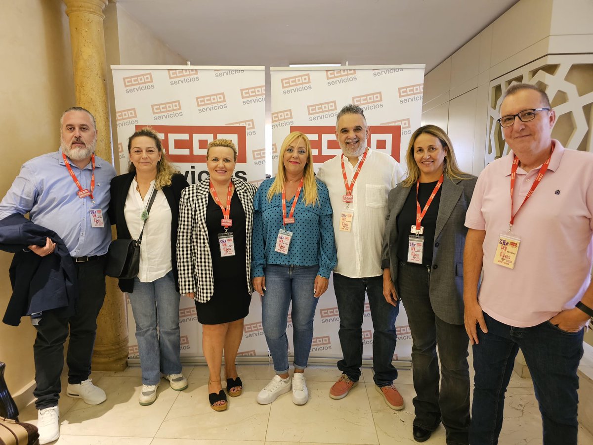 #EstáPasando, delegación de Grupo <a href="/CCOOCarrefour/">Grupo CCOO Carrefour</a> en Toledo, en el Consejo Federal de <a href="/ServiciosCCOO/">Servicios CCOO</a>
con motivo del 10 aniversario del Congreso constitutivo de la Federación de <a href="/serviciosccoo/">Servicios CCOO</a> 2014-2024