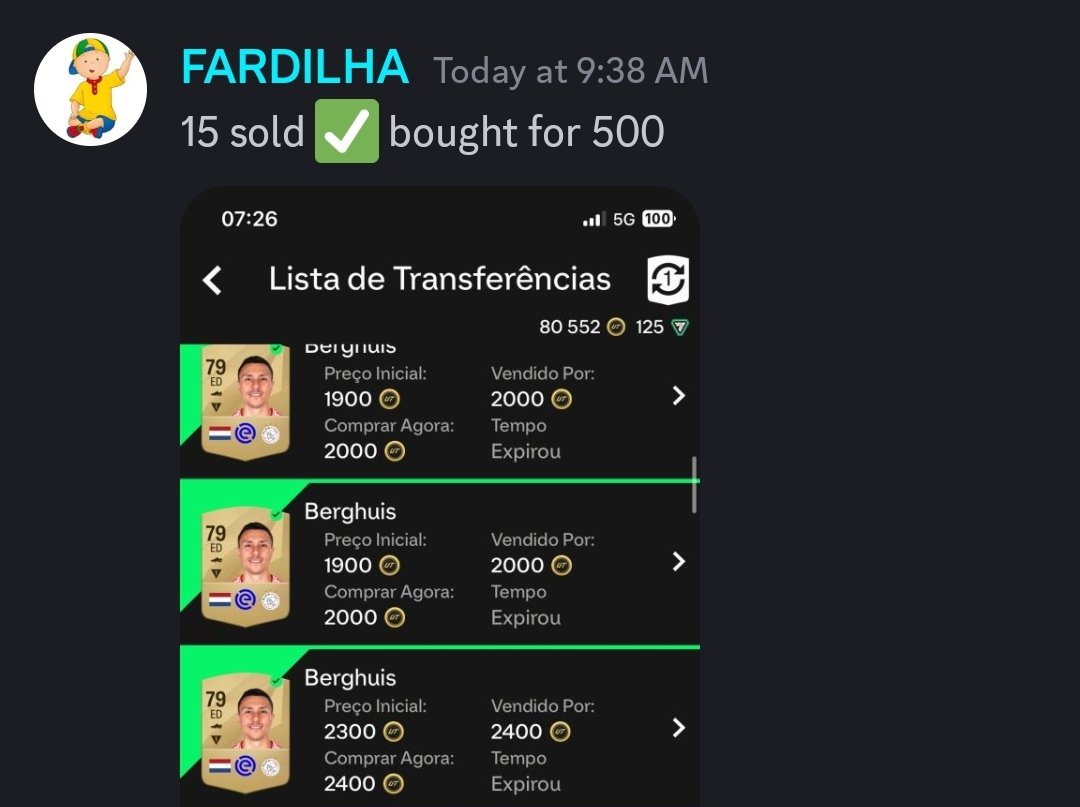 fifa_lime's tweet photo. 🚨 FREE Trading Discord spot 🎁

One lucky winner will receive a free month in my Discord 🍀

All you have to do 👇🏻

• LIKE 💚
• RT 🔄
• Follow @fifa_lime so I can DM you 📧

The winner will be announced soon ✅️ https://t.co/Ti6GeK5uzm
