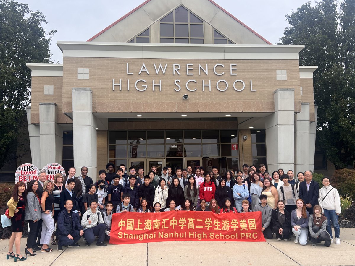 LTPS1's tweet photo. Today, LHS welcomed students &amp; administrators from Shanghai Nanhui High School for a cultural &amp; educational exchange. Chinese students paired with LHS students to attend classes, while principal Dr. Adam gave the visiting administrators a tour of LHS. @dadamltps #LTPSThisIsUs https://t.co/rmKIRF5f4c