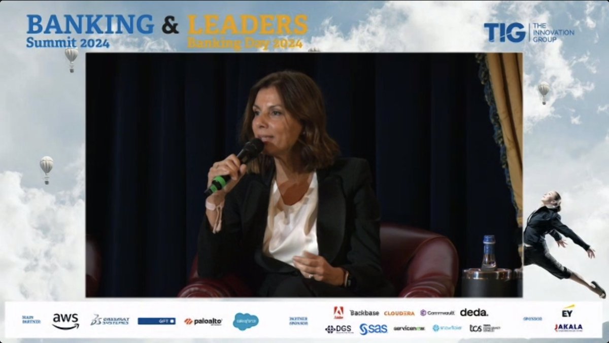 TIG_italia's tweet photo. Quali sono le prospettive di utilizzo dell’AI nel settore bancario e in che modo il fattore umano influenzerà il rapporto con i clienti? Quali fattori sono determinanti per integrare tecnologia e uomo? Risponde Barbara Tamburini, DG di Buddy Unicredit.

#TIGbanking https://t.co/DCruM8wn65